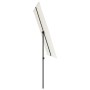 Sombrilla de jardín con palo de aluminio blanco arena 2x1,5 m de vidaXL, Sombrillas - Ref: Foro24-47337, Precio: 45,81 €, Des...
