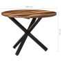 Mesa de comedor de madera acacia acabado miel 100x100x75 cm en Mesas de comedor | Comprar online en Foru.es