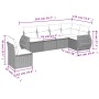 Set de muebles de jardín 6 pzas y cojines ratán sintético gris de , Conjuntos de jardín - Ref: Foro24-3221429, Precio: 392,22...