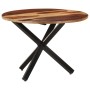 Mesa de comedor de madera acacia acabado miel 100x100x75 cm en Mesas de comedor | Comprar online en Foru.es