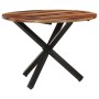 Mesa de comedor de madera acacia acabado miel 100x100x75 cm en Mesas de comedor | Comprar online en Foru.es