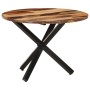 Mesa de comedor de madera acacia acabado miel 100x100x75 cm en Mesas de comedor | Comprar online en Foru.es