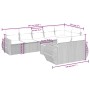 Set de sofás de jardín 9 pzas con cojines ratán sintético beige de , Conjuntos de jardín - Ref: Foro24-3225092, Precio: 672,2...