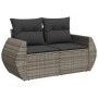 Set de sofás de jardín 7 piezas con cojines ratán PE gris de , Conjuntos de jardín - Ref: Foro24-3225108, Precio: 417,98 €, D...