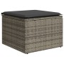 Set de sofás de jardín 7 piezas con cojines ratán PE gris de , Conjuntos de jardín - Ref: Foro24-3225108, Precio: 417,98 €, D...