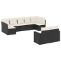 Set de sofás de jardín 8 piezas y cojines ratán sintético negro de , Conjuntos de jardín - Ref: Foro24-3219406, Precio: 506,8...