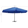 Sombrilla de jardín con palo de aluminio azul celeste 500 cm de vidaXL, Sombrillas - Ref: Foro24-47369, Precio: 299,51 €, Des...