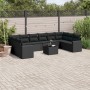 Set de sofás de jardín 11 pzas y cojines ratán sintético negro de , Conjuntos de jardín - Ref: Foro24-3219465, Precio: 682,43...