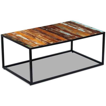 Mesa de centro madera maciza reciclada 100x60x40 cm en Mesas de centro | Comprar online en Foru.es