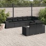 Set de sofás de jardín 8 piezas y cojines ratán sintético negro de , Conjuntos de jardín - Ref: Foro24-3222814, Precio: 629,7...