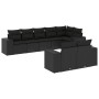 Set de sofás de jardín 8 piezas y cojines ratán sintético negro de , Conjuntos de jardín - Ref: Foro24-3222814, Precio: 629,7...