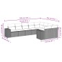 Set de sofás de jardín 9 pzas con cojines ratán sintético beige de , Conjuntos de jardín - Ref: Foro24-3223038, Precio: 551,0...