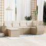Juego de sofás jardín con cojines 6 pzas ratán sintético beige de , Conjuntos de jardín - Ref: Foro24-3253995, Precio: 465,14...
