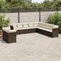 Set de sofás de jardín 11 pzas cojines ratán sintético marrón de , Conjuntos de jardín - Ref: Foro24-3217883, Precio: 747,80 ...