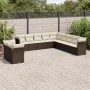 Set de sofás de jardín 11 pzas cojines ratán sintético marrón de , Conjuntos de jardín - Ref: Foro24-3217883, Precio: 745,51 ...