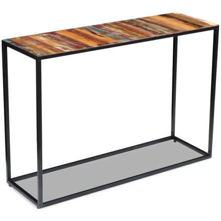 Mesa consola de madera maciza reciclada 110x35x76 cm en Mesas auxiliares | Comprar online en Foru.es