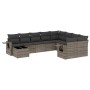 Set de sofás de jardín 10 pzas con cojines ratán sintético gris de , Conjuntos de jardín - Ref: Foro24-3220659, Precio: 590,8...