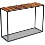 Mesa consola de madera maciza reciclada 110x35x76 cm en Mesas auxiliares | Comprar online en Foru.es