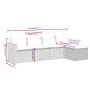 Juego de sofás jardín con cojines 5 pzas ratán sintético gris de , Conjuntos de jardín - Ref: Foro24-3226760, Precio: 295,58 ...