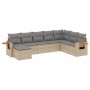 Juego de sofás de jardín con cojines beige 8 pzas ratán PE de , Conjuntos de jardín - Ref: Foro24-3227088, Precio: 475,37 €, ...
