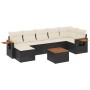 Set de sofás de jardín 8 piezas y cojines ratán sintético negro de , Conjuntos de jardín - Ref: Foro24-3227036, Precio: 438,3...