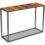 Mesa consola de madera maciza reciclada 110x35x76 cm en Mesas auxiliares | Comprar online en Foru.es