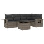 Set de muebles de jardín 6 pzas y cojines ratán sintético gris de , Conjuntos de jardín - Ref: Foro24-3252477, Precio: 392,86...