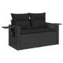 Set de sofás de jardín 12 piezas cojines ratán sintético negro by , Modular outdoor sofas - Ref: Foro24-3224641, Price: 844,4...