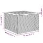 Gartensofa-Set 11-teilig mit beigen Polstern aus synthetischem Rattan von , Modulare Sofas für den Außenbereich - Ref: Foro24...