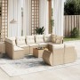 Juego de sofás jardín con cojines beige 10 pzas ratán sintético de , Conjuntos de jardín - Ref: Foro24-3225155, Precio: 673,5...