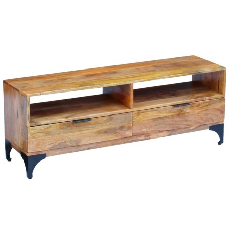Mueble para TV madera de mango 120x35x45 cm en Muebles TV | Comprar online en Foru.es