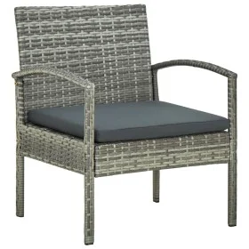 Garden chair with gray synthetic rattan cushion by vidaXL, Garden chairs - Ref: Foro24-45796, Price: 80,05 €, Discount: %