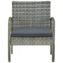 Garden chair with gray synthetic rattan cushion by vidaXL, Garden chairs - Ref: Foro24-45796, Price: 80,05 €, Discount: %