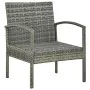 Garden chair with gray synthetic rattan cushion by vidaXL, Garden chairs - Ref: Foro24-45796, Price: 80,05 €, Discount: %