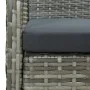 Garden chair with gray synthetic rattan cushion by vidaXL, Garden chairs - Ref: Foro24-45796, Price: 80,05 €, Discount: %