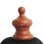 Sombrilla de jardín con palo de madera negro 350 cm de vidaXL, Sombrillas - Ref: Foro24-47138, Precio: 109,13 €, Descuento: %