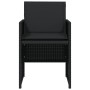 Set de muebles jardín 5 pzas con cojines ratán sintético negro de , Conjuntos de jardín - Ref: Foro24-365081, Precio: 201,45 ...