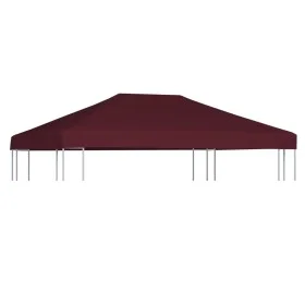 Burgundy gazebo awning 310 g/m² 3x4 m by vidaXL, Covers for tents and gazebos - Ref: Foro24-46624, Price: 73,94 €, Discount: %