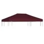 Toldo de cenador burdeos 310 g/m² 3x4 m de vidaXL, Cubiertas para carpas y cenadores - Ref: Foro24-46624, Precio: 73,94 €, De...