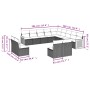 Set sofás de jardín con cojines 13 pzas ratán sintético beige de , Conjuntos de jardín - Ref: Foro24-3228166, Precio: 777,76 ...