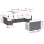 Set de muebles de jardín 9 pzas y cojines ratán sintético gris de , Conjuntos de jardín - Ref: Foro24-3227971, Precio: 539,47...