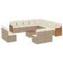 Set sofás de jardín 14 pzas con cojines ratán sintético beige de , Conjuntos de jardín - Ref: Foro24-3228172, Precio: 863,78 ...