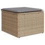 Set sofás de jardín 7 piezas y cojines ratán sintético beige de , Conjuntos de jardín - Ref: Foro24-3222868, Precio: 435,94 €...