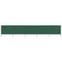 Paravientos de playa de 5 paneles tela verde 600x80 cm de vidaXL, Sombrillas - Ref: Foro24-47155, Precio: 42,27 €, Descuento: %