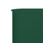 Paravientos de playa de 5 paneles tela verde 600x80 cm de vidaXL, Sombrillas - Ref: Foro24-47155, Precio: 42,27 €, Descuento: %