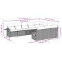 Set de sofás de jardín 10 pzas cojines ratán sintético negro de , Conjuntos de jardín - Ref: Foro24-3220684, Precio: 639,97 €...