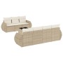 Juego de sofás de jardín con cojines beige 8 pzas ratán PE de , Conjuntos de jardín - Ref: Foro24-3221127, Precio: 598,45 €, ...