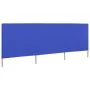 Paravientos de playa de 3 paneles tela azul celeste 400x160 cm de vidaXL, Sombrillas - Ref: Foro24-47153, Precio: 65,01 €, De...