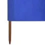 Paravientos de playa de 3 paneles tela azul celeste 400x160 cm de vidaXL, Sombrillas - Ref: Foro24-47153, Precio: 65,01 €, De...