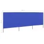 Paravientos de playa de 3 paneles tela azul celeste 400x160 cm de vidaXL, Sombrillas - Ref: Foro24-47153, Precio: 65,01 €, De...